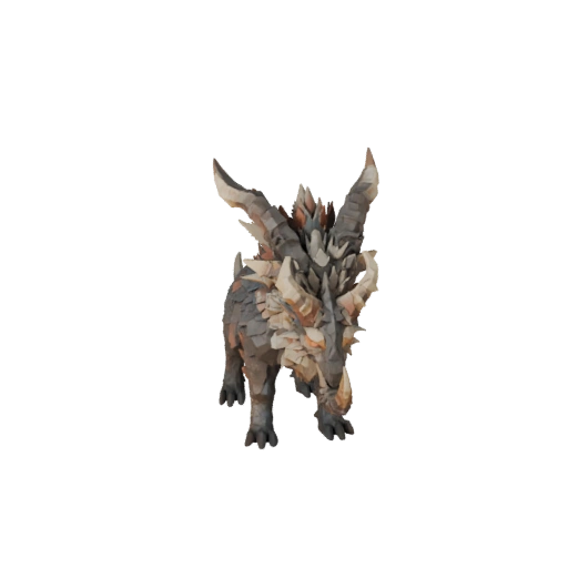 Modello 3D Chimera Low Poly - Asset di Gioco Unity con FBX | Royalty-Free