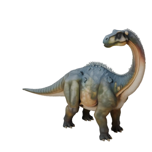 Realistic Brachiosaurus 3D Model - Rigged PBR Asset for Games