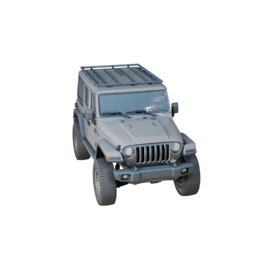 Jeep Style Suv 3D Model for Blender & Games - PBR Asset