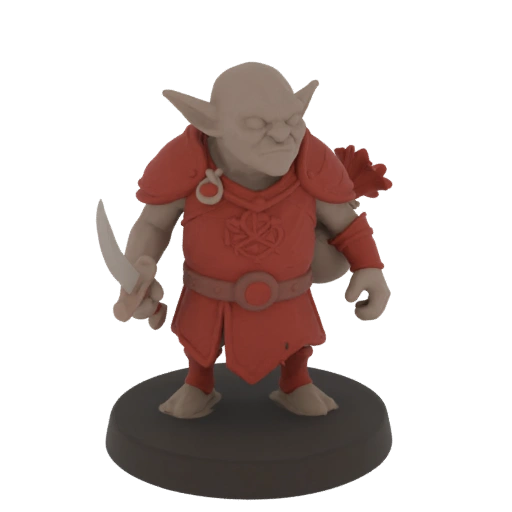 Miniatura STL de Duende Arqueiro de Fantasia - Escaramuza
