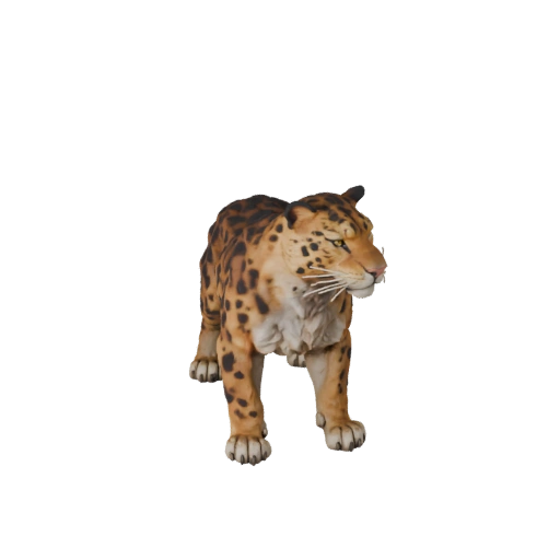 High Poly Panther 3D Model - Detailed STL Asset for Printing