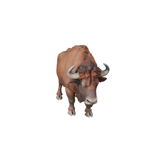Modèle 3D de Bison Haute Poly - Actif STL Détaillé pour Impression