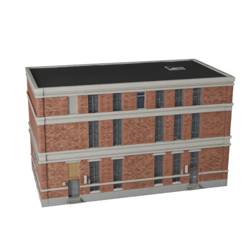 Bungalow 3D Model for Unity - Game Asset for Architecture