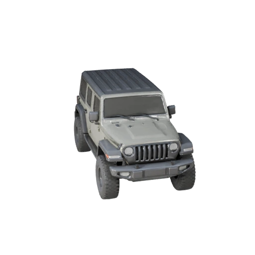 Game Ready Jeep Style Suv 3D Model for Realtime Use