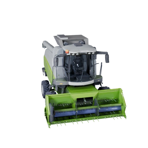Modelo 3D de Colheitadeira para Blender - PBR Realista