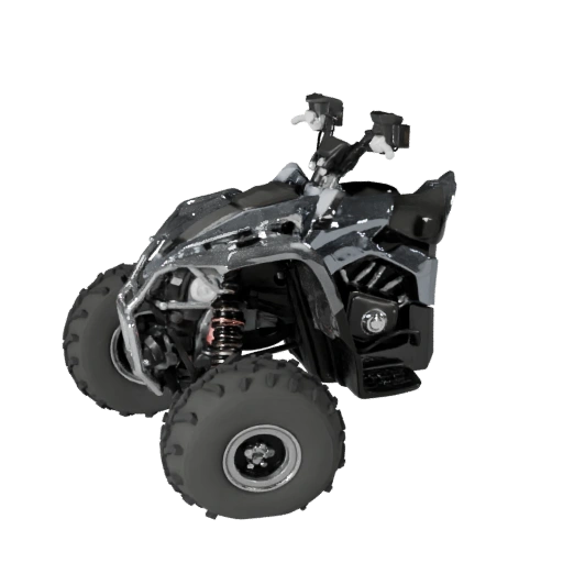 Modelo 3D de Quadriciclo ATV de Alto Poligonagem para Renderizações de Estúdio