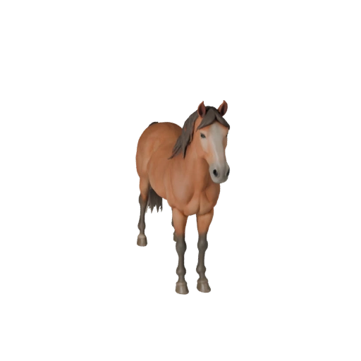 Modelo 3D de Caballo para Blender - Activo PBR con Texturas | Libre de Regalías
