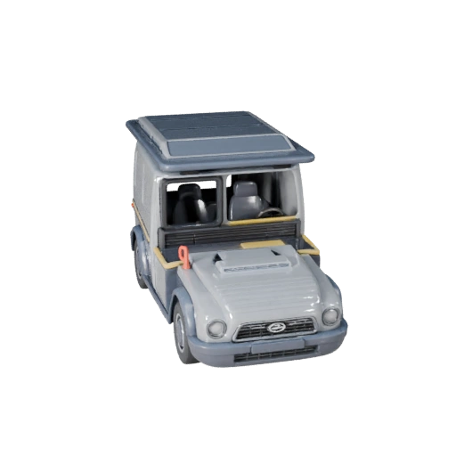 Delivery Van 3D Model for Blender - Render Ready Asset (Legacy)