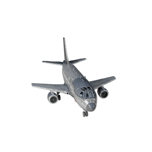 3D модель самолета для Blender - готовый к рендерингу ассет