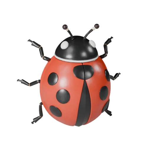 Cartoon Ladybug 3D Model - Stylized Asset for Animation | PBR