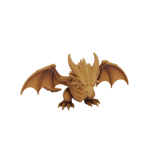 Fantasy Ghastly Dragon Boss Miniature STL