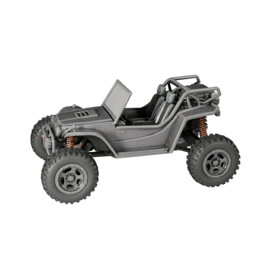 Printable Dune Buggy STL Model - Collectible Display (Legacy)