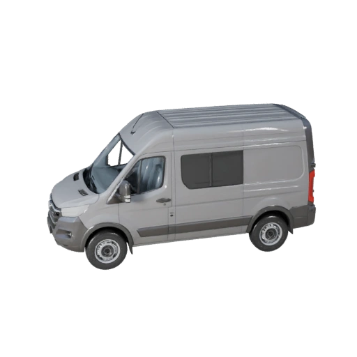 Delivery Van 3D Model for Blender - Render Ready Asset