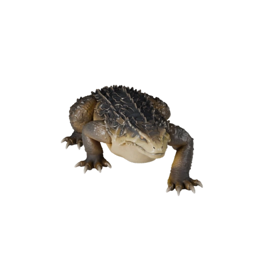 High Poly Caiman 3D Model - Detailed STL Asset for Printing