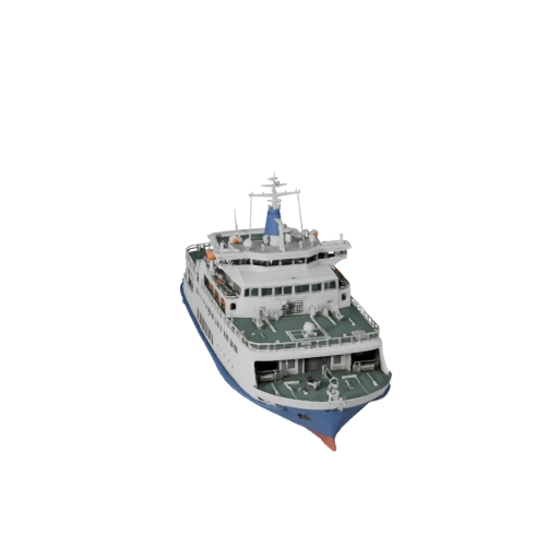 Ferry 3D Model for Unreal Engine - Game Ready Asset