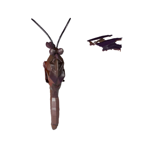 High Poly Monarch Butterfly 3D Model - STL Asset for Printing
