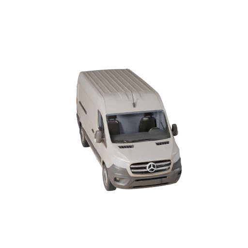 Modello 3D Cargo Van per Blender - Asset Pronto per il Rendering (Legacy)