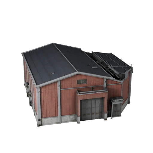 Modelo 3D de Planta Industrial de Alto Poligonaje para Archviz