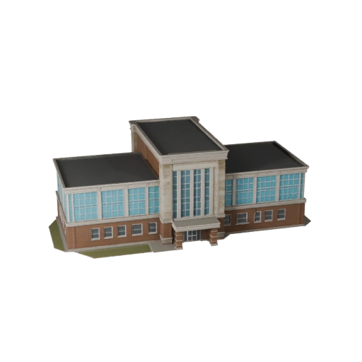 Stylized Electric Substation 3D Model - Game Asset