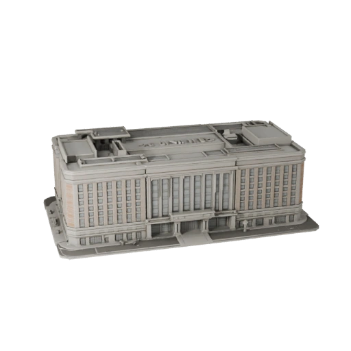 Печатная 3D модель торгового центра STL - Масштабный ассет