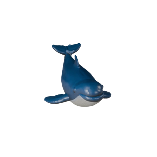 High Poly Beluga Whale 3D Model - Detailed STL Asset for Printing