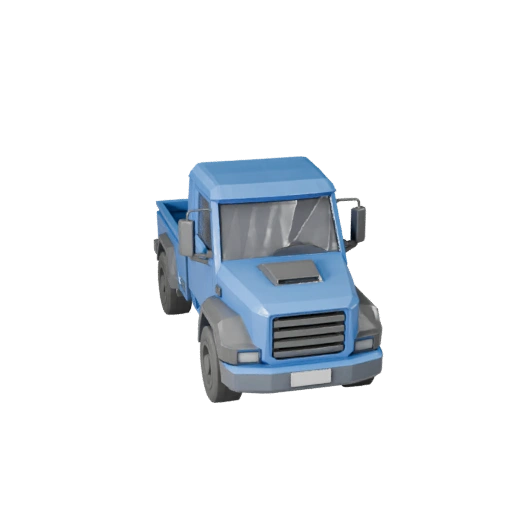 High Poly Pickup Truck 3D Model for Studio Renders (Legacy)