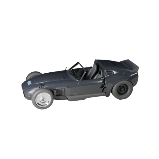 Винтажный гоночный автомобиль 3D модель для Unity - Asset для реального времени