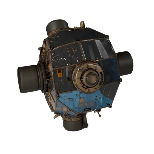 High Poly Satellite 3D Model for Studio Renders PBR Asset