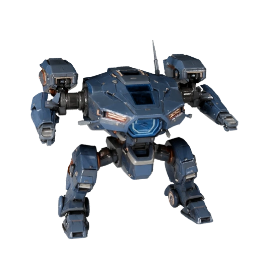Mech Transport Walker 3D Model - Game Ready PBR Transport