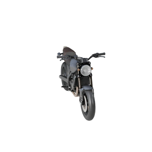 Motorcycle 3D Model for Unity - Low Poly Game Asset