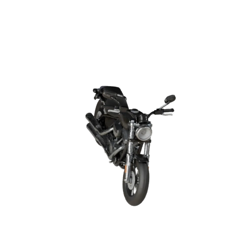 Modelo STL Imprimível de Moto Cruiser para Exibição