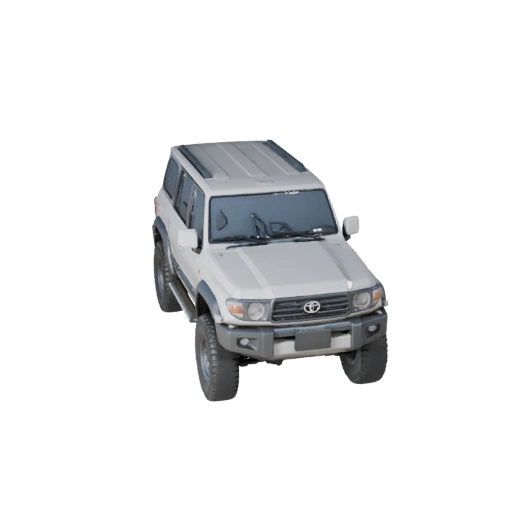 Toyota Inspired SUV 3D Model - Game Ready PBR Transport