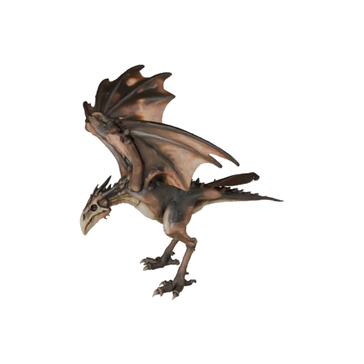 Modelo 3D de Pterodáctilo para Unity - Asset Pronto para Jogo, FBX | PBR