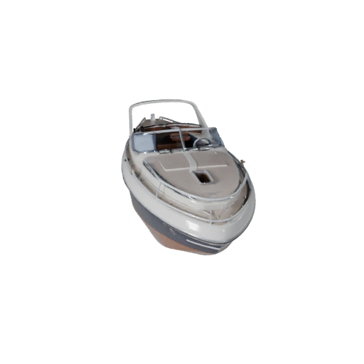 Vintage Speedboat 3D Model for Blender - Realistic PBR