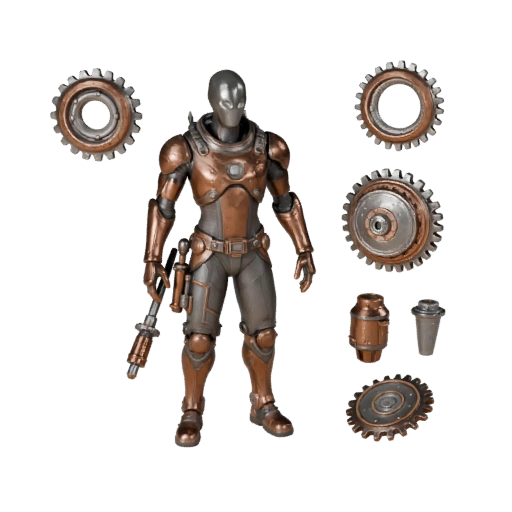 Sci-Fi NPC Wissenschaftler Charakter Modell - Geriggt