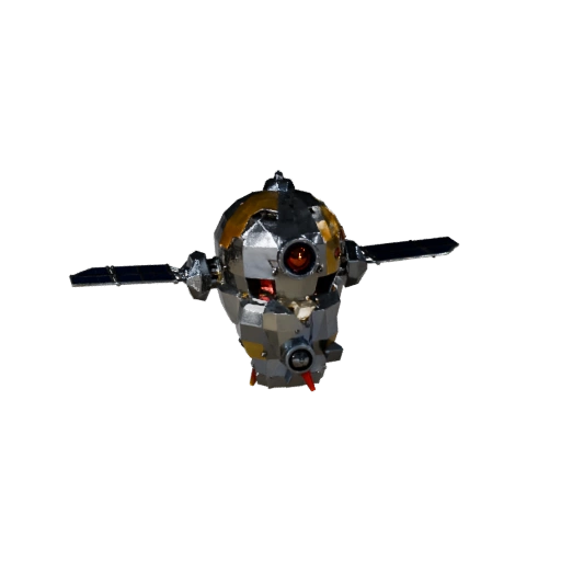 Modelo 3D de Satélite Baixo Poli para Unity & Unreal PBR Asset