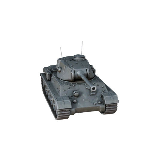 Tanque da Segunda Guerra Mundial 3D Model para Unity - Ativo de Jogo Baixo Poli