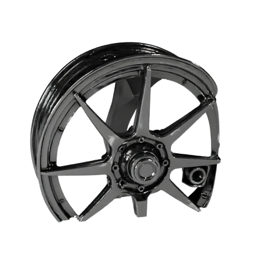 Printable Alloy Rim STL 3D Model - Display & Collectibles