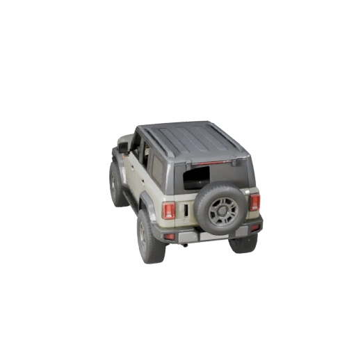 Crossover Suv 3D Model for Unreal Engine - Game Ready