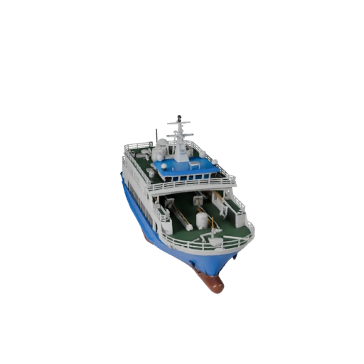 Game Ready Ferry 3D Model for Realtime Use PBR Asset
