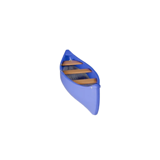 Canoe 3D Model for Unreal Engine - Game Ready Asset