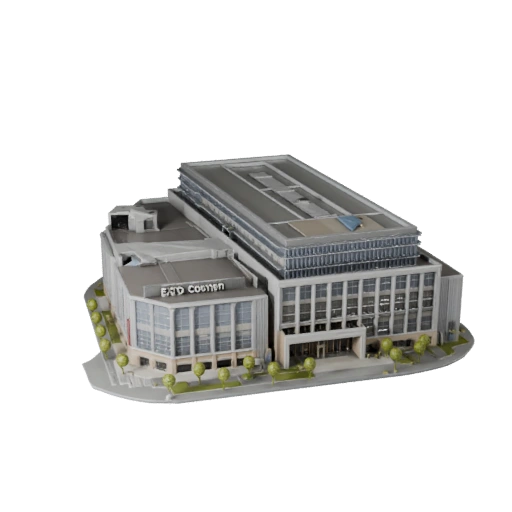 Modelo 3D de Centro de Exposições para Unreal - Ativo em Tempo Real para Cenas UE
