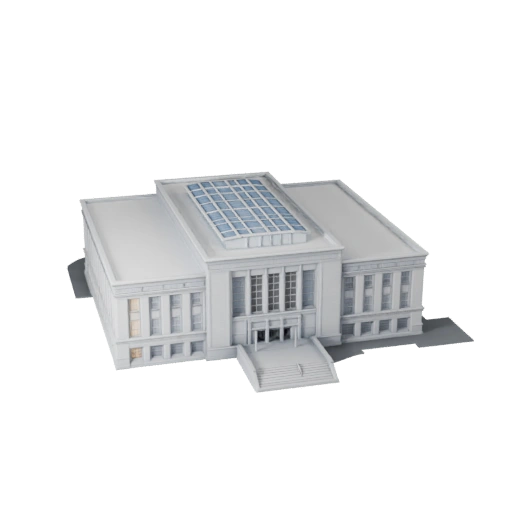 Centre de convention imprimable STL Modèle 3D - Asset d'échelle