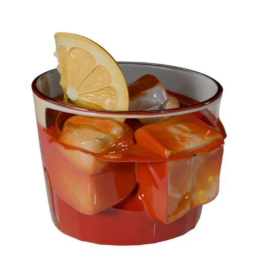 Verre à cocktail, ressource de rendu héroïque 3D pour utilisation en studio