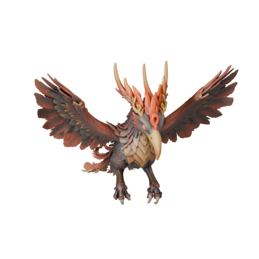 Modèle 3D Phénix Haute Poly - Actif STL Détaillé pour Impression