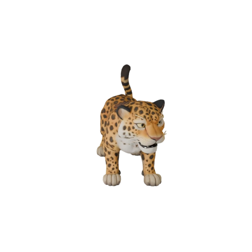 Modello 3D Leopardo Cartone Animato - Asset Stilizzato per Animazione | PBR