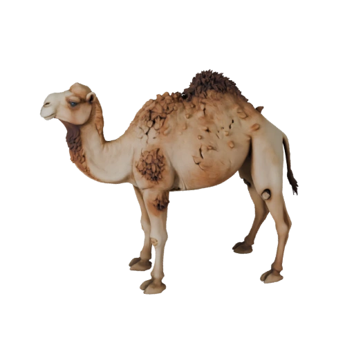 Realistic Dromedary Camel 3D Model - Rigged PBR Asset for Games