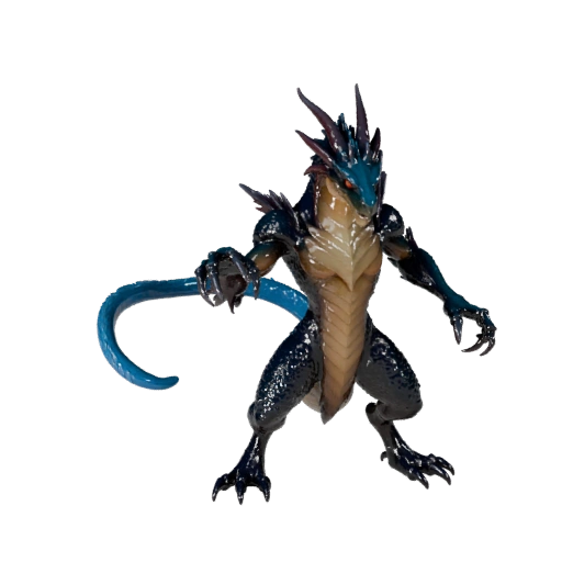 Realistischer Basilisk 3D Modell - Rigged PBR Asset für Spiele | PBR