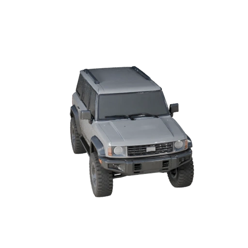 Family Suv 3D Model for Unreal Engine - Game Ready Asset