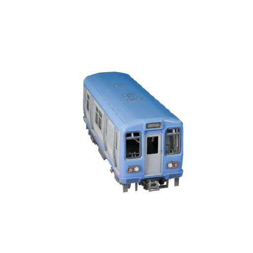 Metro Train 3D Model for Blender - Render Ready Asset